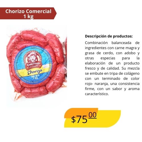 Chorizo comercial